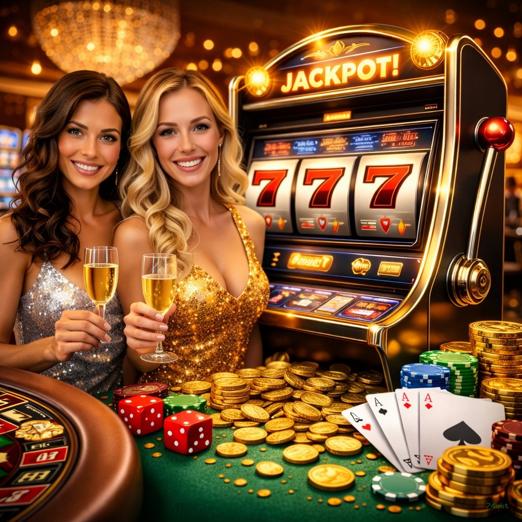 Slots online da 74bet com jackpots progressivos